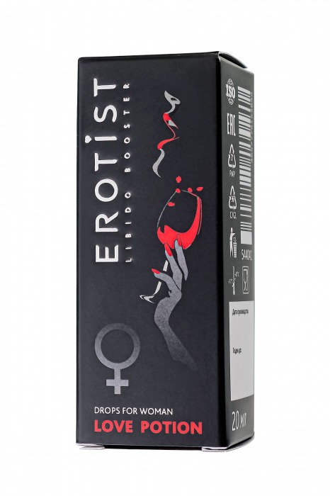 Возбуждающие капли для женщин Erotist Love Potion - 20 мл. - Erotist Libido Booster - купить с доставкой в Перми