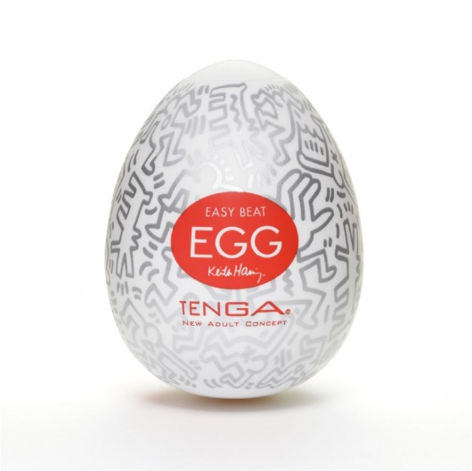 Мастурбатор-яйцо Keith Haring EGG PARTY - Tenga - в Перми купить с доставкой