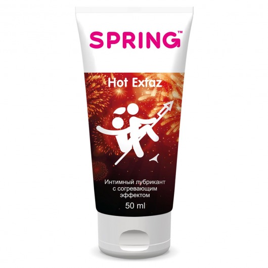 Согревающие интимный лубрикант Spring Hot Extaz - 50 мл. - SPRING - купить с доставкой в Перми