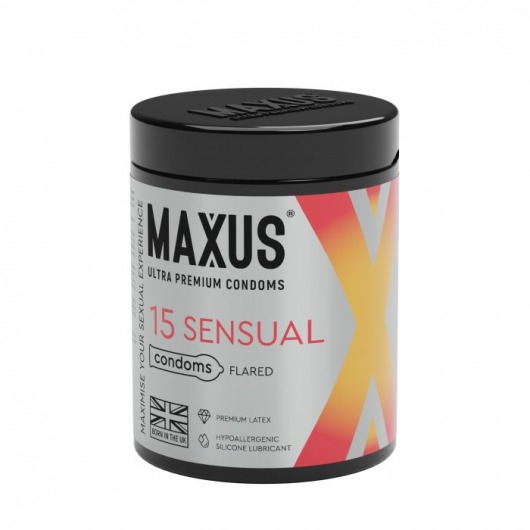 Анатомические презервативы MAXUS Sensual - 15 шт. - Maxus - купить с доставкой в Перми