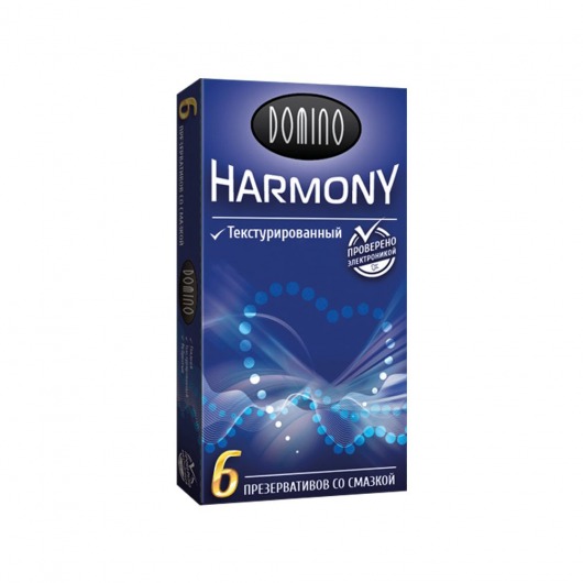 Текстурированные презервативы Domino Harmony - 6 шт. - Domino - купить с доставкой в Перми