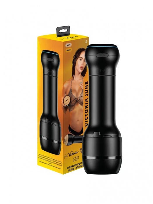 Мастурбатор-ротик с интерактивной насадкой PowerBlow   FeelVictoria Mouth - Kiiroo - в Перми купить с доставкой