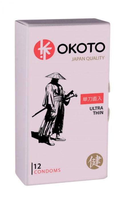 Тонкие презервативы OKOTO Ultra Thin - 12 шт. - Sitabella - купить с доставкой в Перми