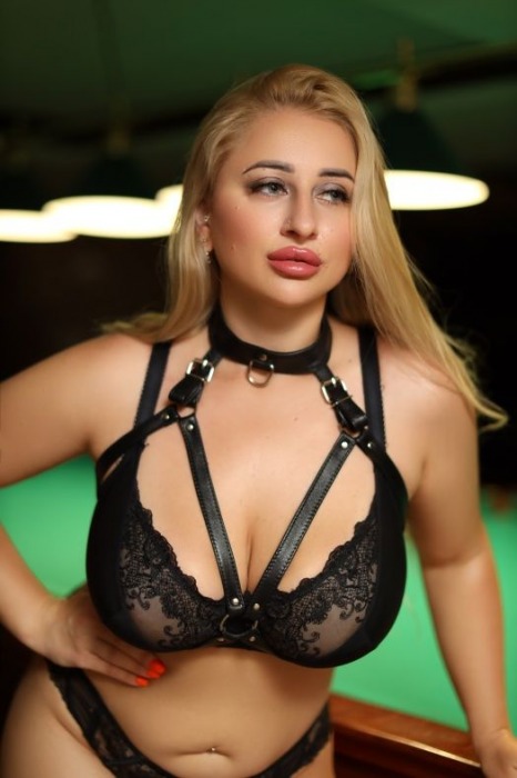 Черная кожаная сбруя с ошейником plus size из нежной кожи - БДСМ Арсенал - купить с доставкой в Перми