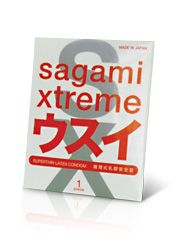 Ультратонкий презерватив Sagami Xtreme SUPERTHIN - 1 шт. - Sagami - купить с доставкой в Перми