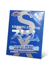 Презерватив Sagami Xtreme FEEL FIT 3D - 1 шт. - Sagami - купить с доставкой в Перми