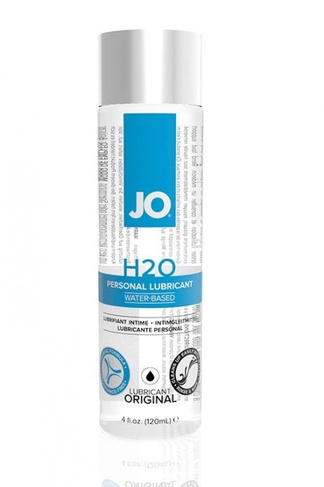 Нейтральный лубрикант на водной основе JO Personal Lubricant H2O - 120 мл. - System JO - купить с доставкой в Перми