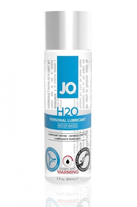 Возбуждающий лубрикант на водной основе JO Personal Lubricant H2O Warming - 60 мл. - System JO - купить с доставкой в Перми