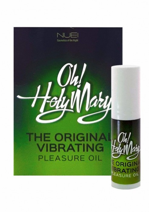 Масло унисекс с эффектом вибрации Oh! Holy Mary - 6 мл. - Nuei cosmetics - купить с доставкой в Перми