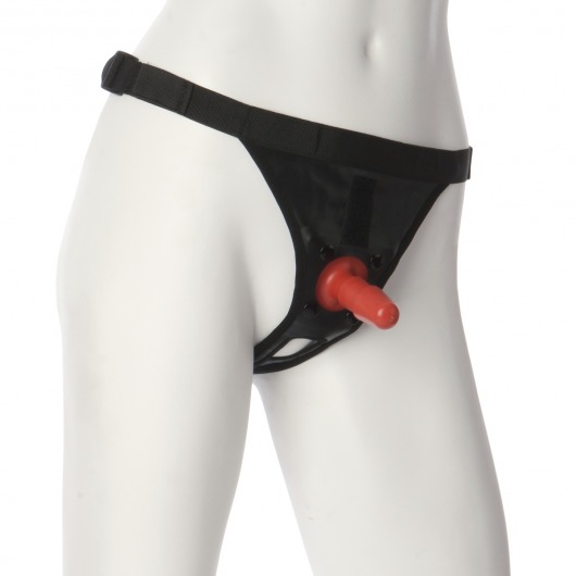 Трусики со штырьком для фиксации насадок Ultra Harness with Plug - Doc Johnson - купить с доставкой в Перми