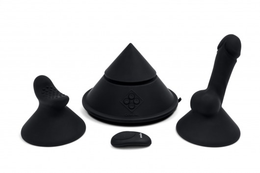 Конусный вибромассажер Cowgirl Cone с 2 насадками - CowGirl - купить с доставкой в Перми