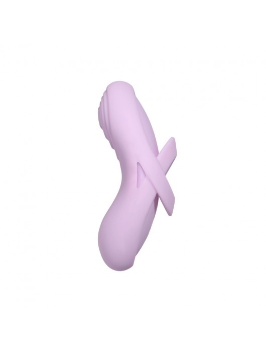 Сиреневый вибромассажёр на пальцы Echo 2 с функцией нагрева - Svakom