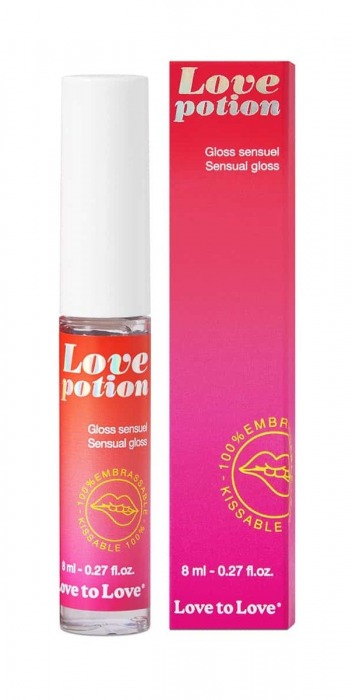 Возбуждающий блеск для губ Love Potion - 8 мл. - Love to Love - купить с доставкой в Перми