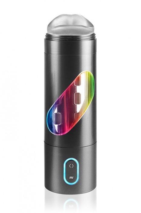 Перезаряжаемый мастурбатор-ротик Extreme Toyz Rechargeable Roto-Bator Mouth - Pipedream - в Перми купить с доставкой