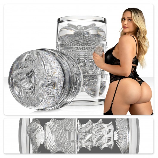 Прозрачный двусторонний мастурбатор Fleshlight Quickshot Mia Malkova - Fleshlight - в Перми купить с доставкой