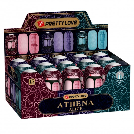 Набор из 15 мастурбаторов Athena Alice - Baile - в Перми купить с доставкой