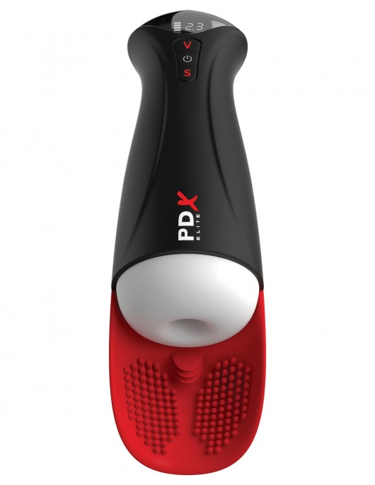 Мастурбатор в колбе с вибрацией Fuck-O-Matic Pro XL - Pipedream - в Перми купить с доставкой