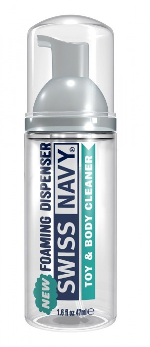 Очищающая пенка для игрушек и тела Toy   Body Cleaner Foamer - 47 мл. - Swiss navy - купить с доставкой в Перми