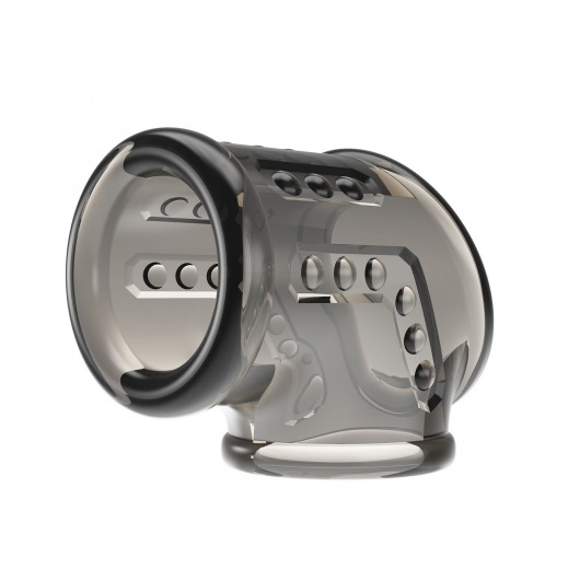 Дымчатая насадка на пенис и мошонку - Baile - в Перми купить с доставкой