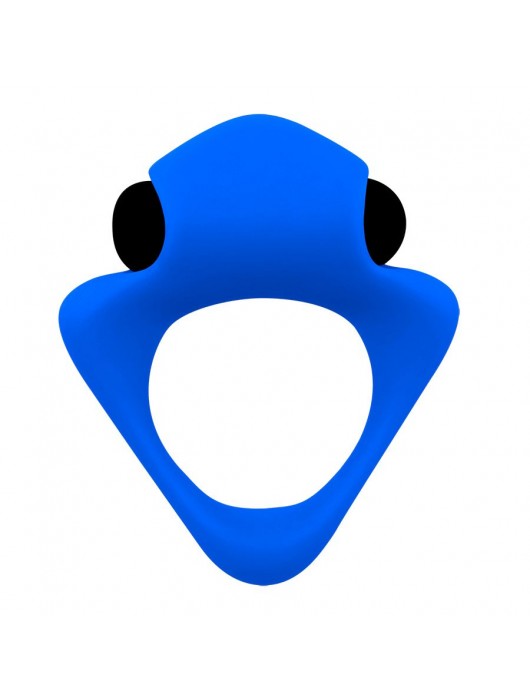 Синее эрекционное кольцо Wooomy Tribeс с вибрацией - Adrien Lastic - в Перми купить с доставкой