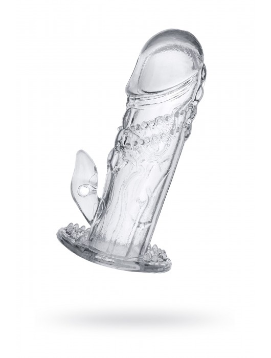 Прозрачная насадка на пенис Uco - 13 см. - A-toys - в Перми купить с доставкой