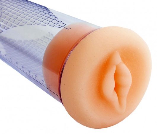 Телесный уплотнитель для вакуумной помпы в виде вагины - Boys of Toys - в Перми купить с доставкой