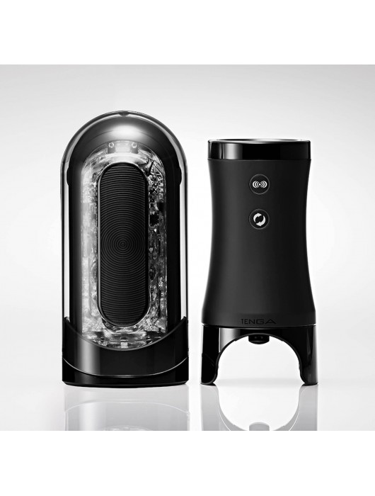 Набор Tenga Flip Zero Electronic Vibrotation: мастурбатор с вибрацией и устройство вращения - Tenga - в Перми купить с доставкой