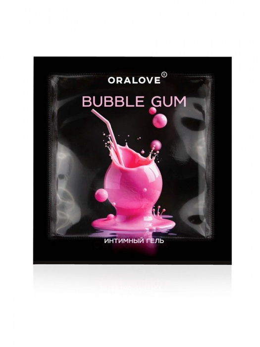 Саше съедобной оральной смазки OraLove с ароматом бабл-гам - 3 гр. - Биоритм - купить с доставкой в Перми