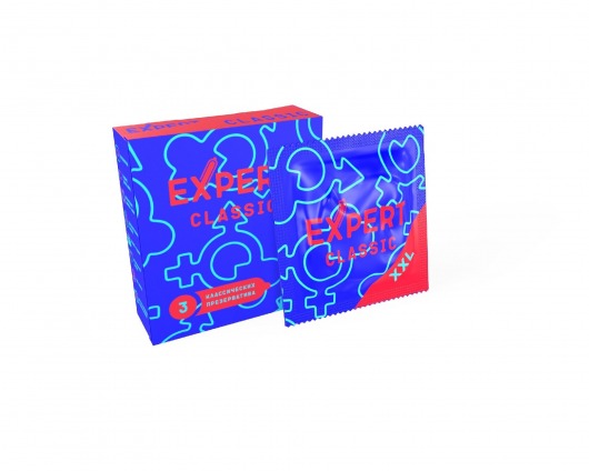 Презервативы увеличенного размера Expert Classic XXL - 3 шт. - Expert - купить с доставкой в Перми