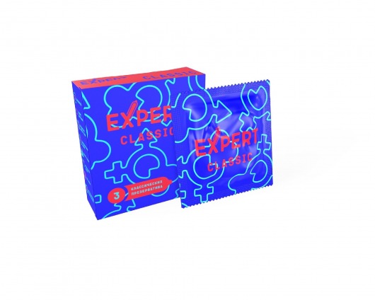 Классические презервативы Expert Classic - 3 шт. - Expert - купить с доставкой в Перми