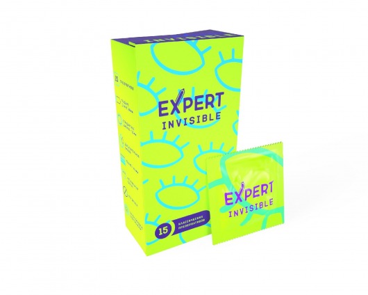 Ультратонкие презервативы Expert Invisible - 15 шт. - Expert - купить с доставкой в Перми