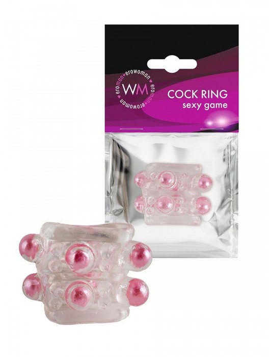 Прозрачная насадка на пенис с цветными шариками - Erowoman-Eroman - в Перми купить с доставкой