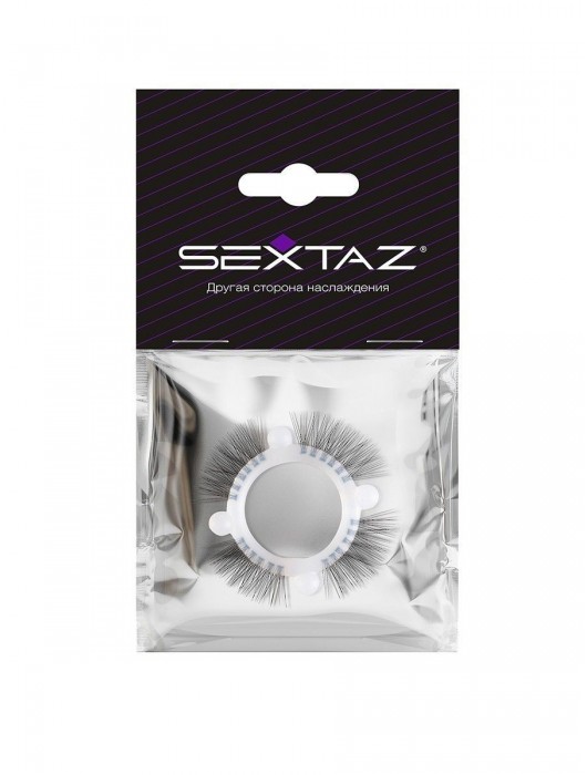 Эластичное кольцо с «ресничками» и 4 шариками - Sextaz - в Перми купить с доставкой