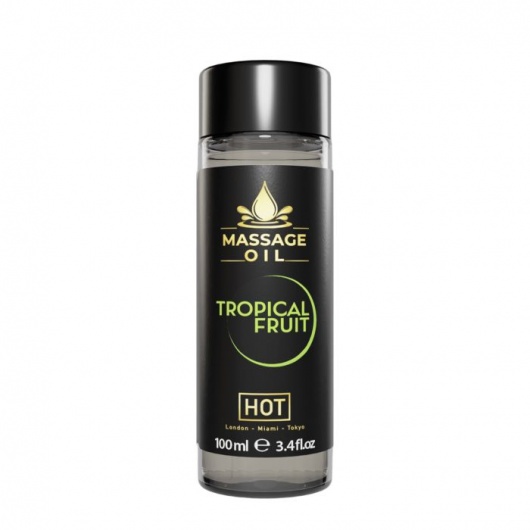 Массажное масло c ароматом тропических фруктов Massage Oil - 100 мл. - HOT - купить с доставкой в Перми