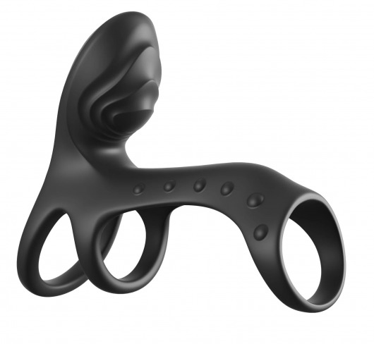 Черная насадка на пенис Ultimate Couples Cage Pro - Pipedream - в Перми купить с доставкой