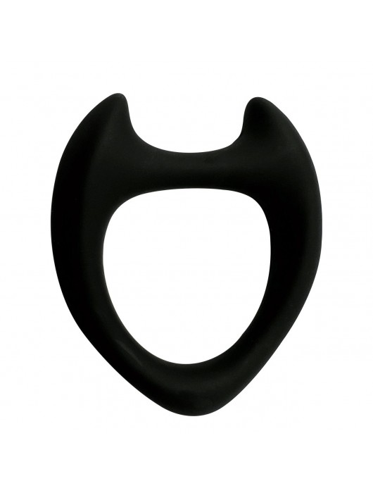 Черное эрекционное кольцо с рожками Wooomy Toro M - Adrien Lastic - в Перми купить с доставкой