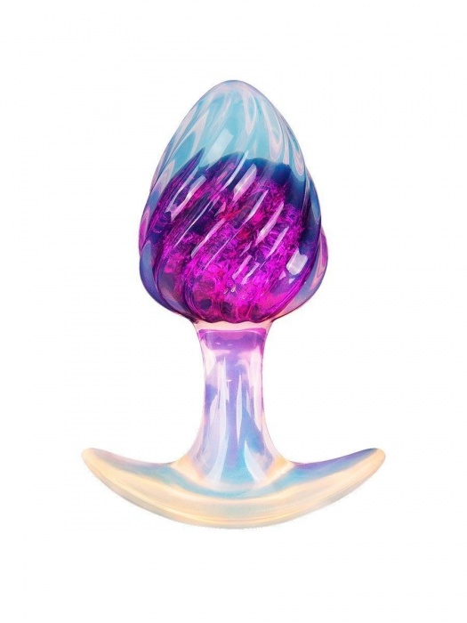 Лиловая анальная пробка - 9 см. - AnaLove