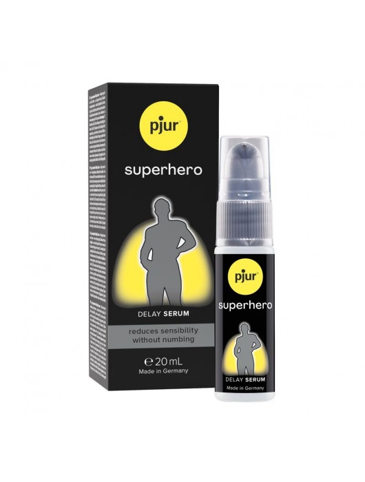 Пролонгатор-сыворотка pjur Superhero Delay Serum - 20 мл. - Pjur - купить с доставкой в Перми