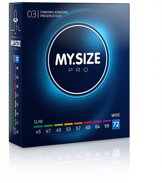 Презервативы MY.SIZE размер 72 - 3 шт. - My.Size - купить с доставкой в Перми