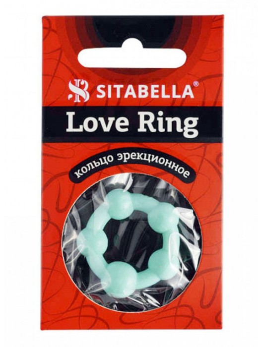Цветное эрекционное кольцо с 5 бусинами Love Ring - Sitabella - в Перми купить с доставкой