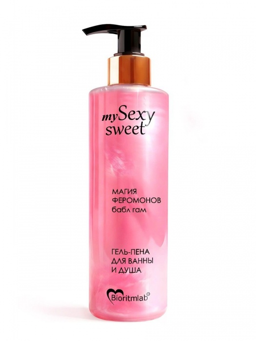 Гель-пена для ванны и душа Sexy Sweet с феромонами и ароматом бабл-гам - 200 мл. -  - Магазин феромонов в Перми