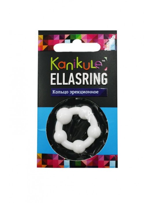 Цветное эрекционное кольцо с шариками Ellasring - Sitabella - в Перми купить с доставкой