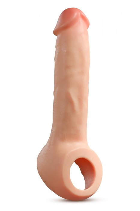 Телесная насадка-удлинитель Thrive 8.75 Inch Realistic Penis Extender Sleeve - 22,2 см. - Blush Novelties - в Перми купить с доставкой
