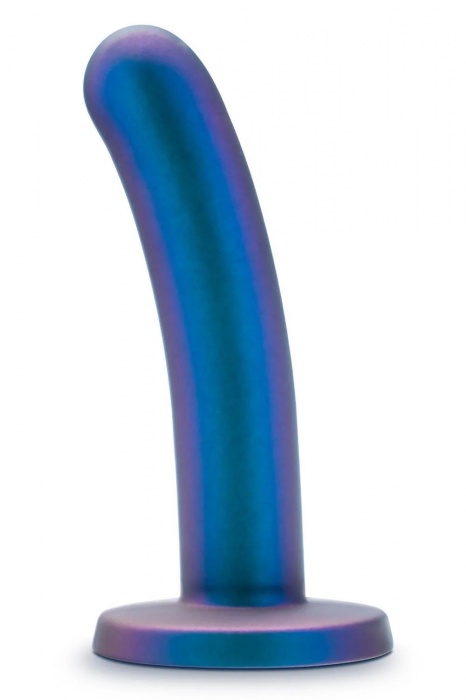 Синяя насадка с гладкой поверхностью Surrender 5.75 Inch Intermediate Pegging Dildo - 14,6 см. - Blush Novelties - купить с доставкой в Перми