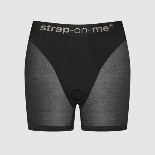 Трусики-шорты для фиксации насадок Strap-on-me Harness Lingerie Halo - size L - Strap-on-me - купить с доставкой в Перми