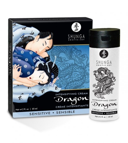 Интимный мужской крем SHUNGA DRAGON SENSITIVE - 60 мл. - Shunga - купить с доставкой в Перми