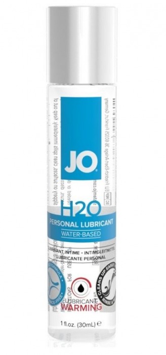 Возбуждающий лубрикант на водной основе JO Personal Lubricant H2O Warming - 30 мл. - System JO - купить с доставкой в Перми