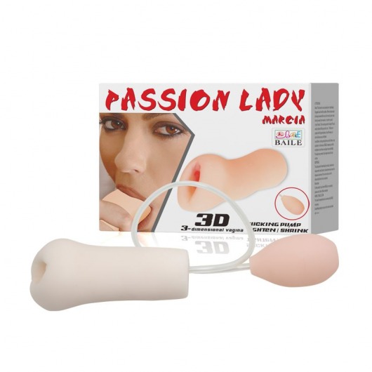 Мастурбатор Passion Lady Marcia с грушей для имитации посасывания - Baile - в Перми купить с доставкой