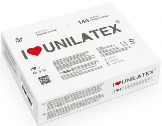 Ультратонкие презервативы Unilatex Ultra Thin - 144 шт. - Unilatex - купить с доставкой в Перми