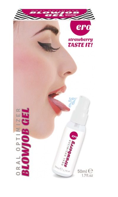 Увлажняющий гель для орального секса с ароматом клубники - 50 мл. - Ero - купить с доставкой в Перми